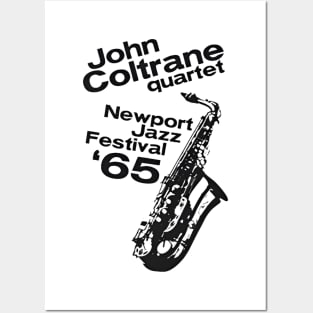 JOHN COLTRANE AT NEWPORT JAZZ FESTIVAL 1965 Posters and Art